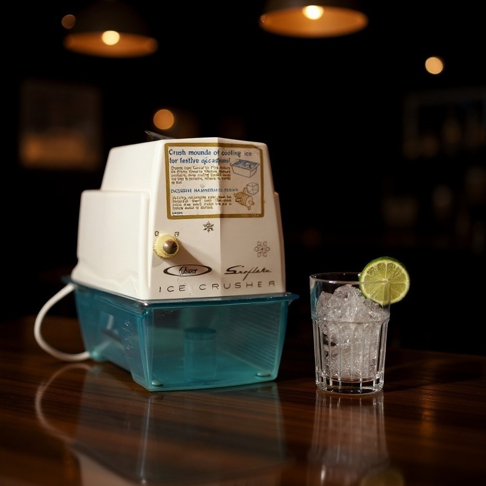 Oster Ice Crusher with Teal Base